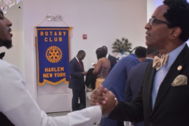 Dwayne Norris (Rotary Club of Harlem), NY State Assemblyman Al Taylor